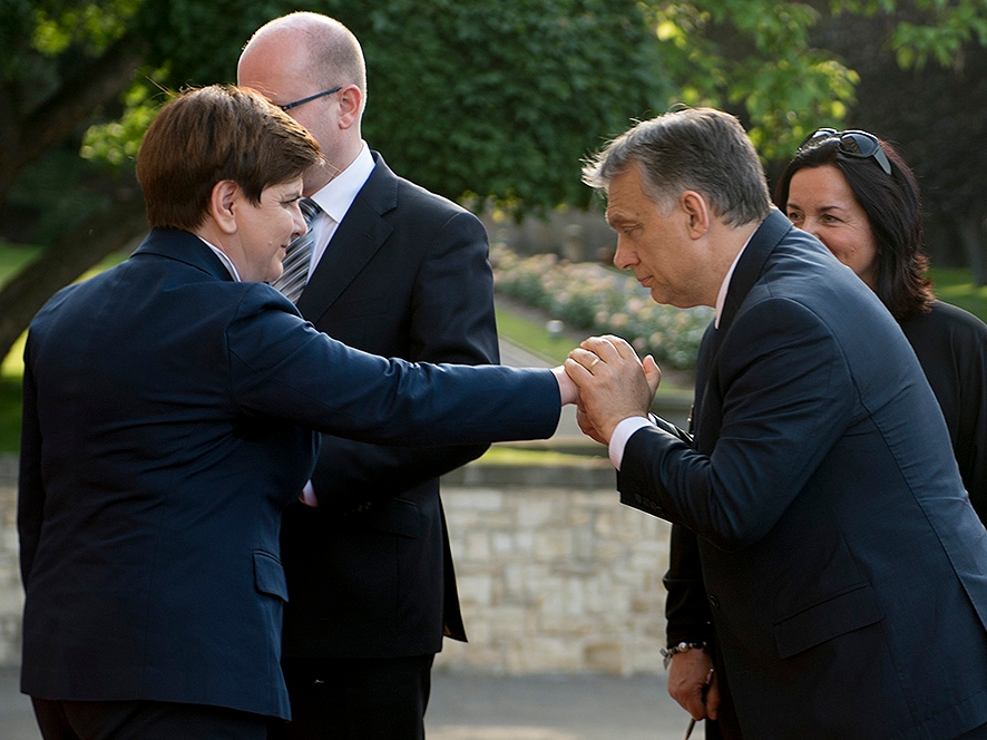 Beata Szydło i Viktor Orbán