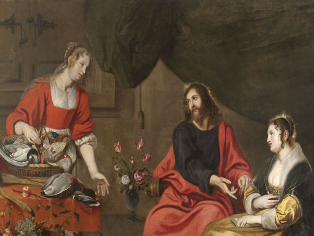 Jezus w domu Marii i Marty