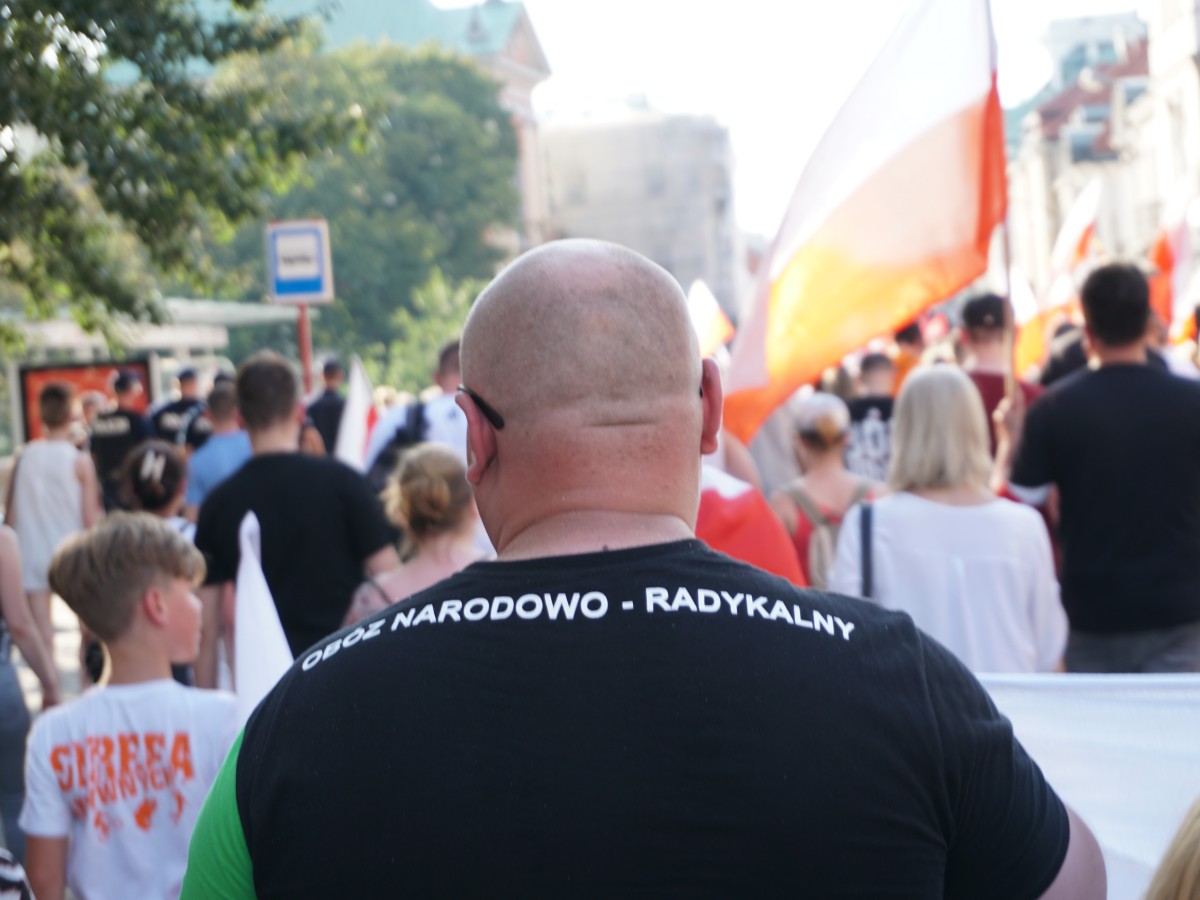 Marsz przez Krakowskie Przedmieście i ul. Miodową 1 sierpnia