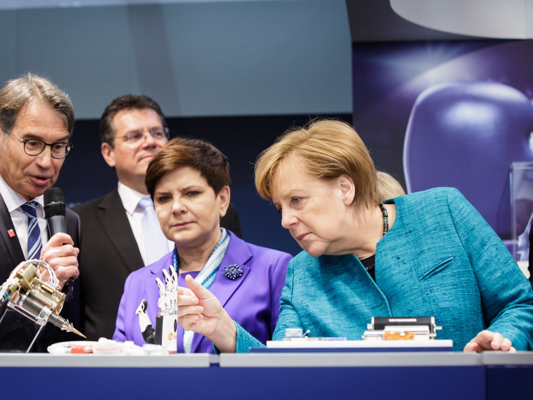 Premier Beata Szydło i kanclerz Angela Merkel