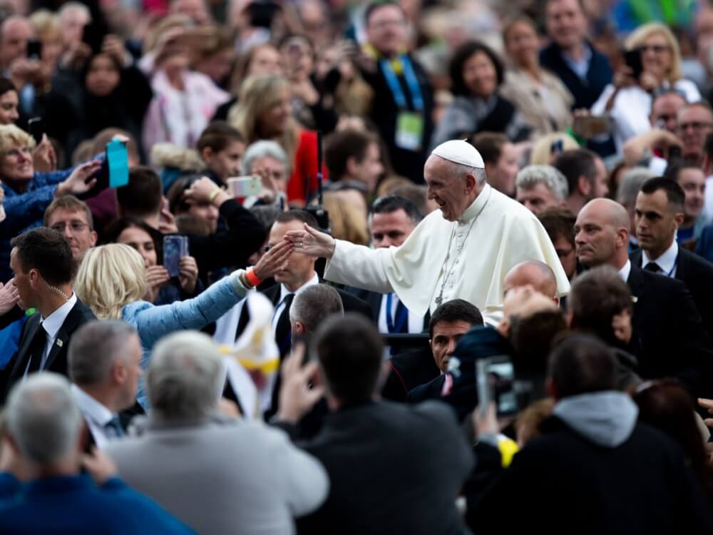 Papież Franciszek w Dublinie 25 sierpnia 2018 r.