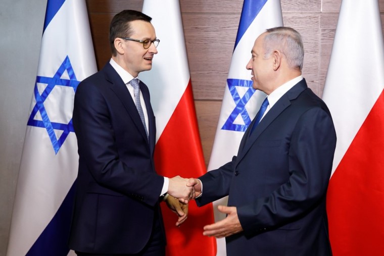 Mateusz Morawiecki i Benjamin Netanjahu