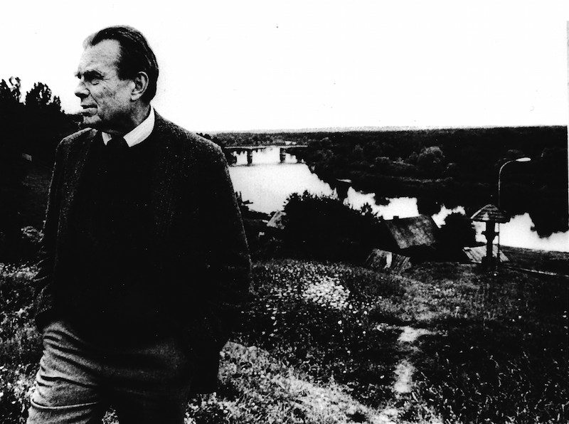 Czesław Miłosz nad Bugiem w 1981 roku