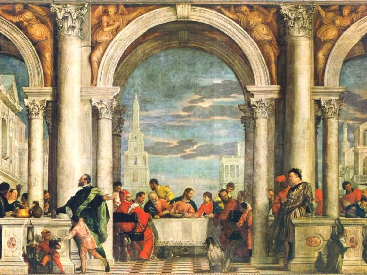 „Uczta w domu Lewiego” Paola Veronesego (1573)