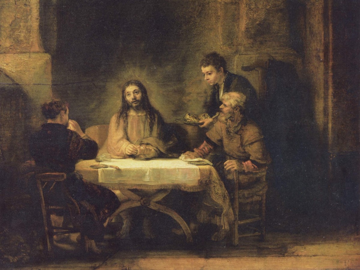 Rembrandt, „Wieczerza w Emaus”