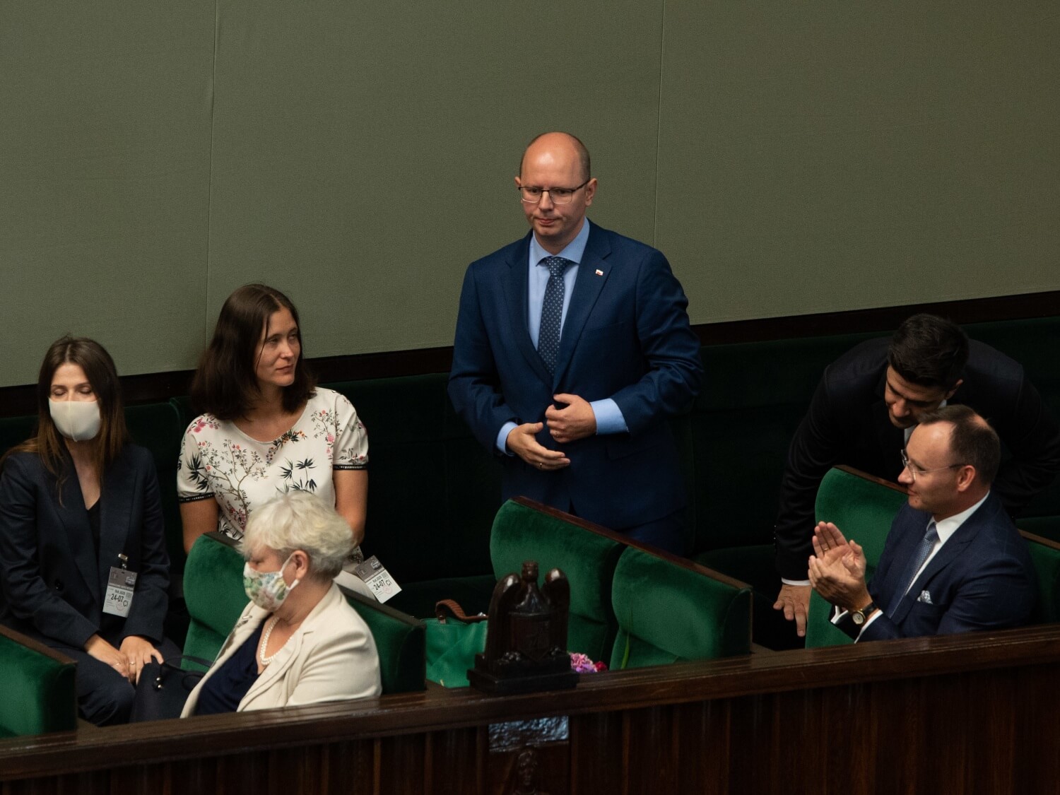 Błażej Kmieciak w Sejmie 24 lipca 2020 r.
