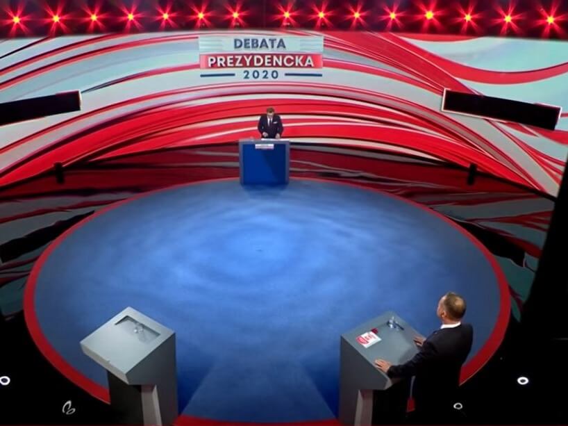 Andrzej Duda w pozorowanej debacie prezydenckiej TVP